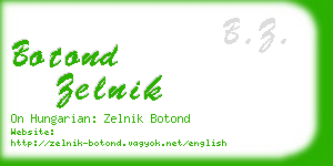 botond zelnik business card